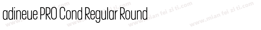 adineue PRO Cond Regular Rounded字体转换